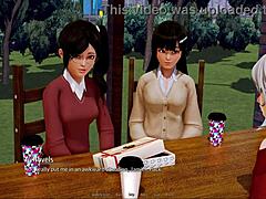 harem hotel game episode 357 with sexy adventures