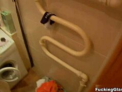 Teen Christina Wears Glasses While Getting Shaved Pussy Fucked