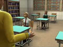 profesor se folla a su alumna en sala de clases