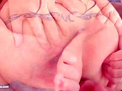 creampie scene with mira cuckhold by all internal threesome