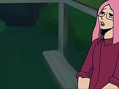 Futa redhead gets bigger and hotter in Lemonfont animated porn