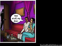 Savita bhabhi in comic cartoon sex episode 43!