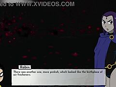 18Titans Part 26: Raven gets fucked twice in intense hentai action.