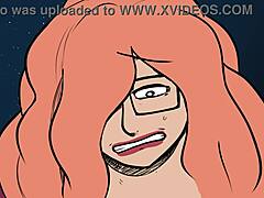 Futa redhead gets bigger and hotter in Lemonfont animated porn