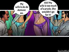 Savita bhabhi in comic cartoon sex episode 43!