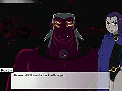 18Titans Part 26: Raven gets fucked twice in intense hentai action.