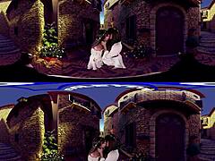 Surprised threesome with alison rey and luna rival