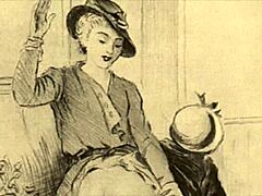 Vintage Erotic Drawings with Sensual Charm