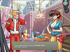 Curvy Valerie in Space Rescue Code Pink Trade with Huge Cock Creampie