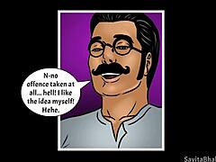 Savita bhabhi in comic cartoon sex episode 43!