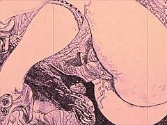 Vintage Comic Drawings Collection