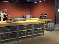 Stepson impregnates stepmother on New Year's Eve in hentai.