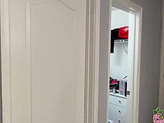 Slut wife Paris Knight gets fucked by her roommate