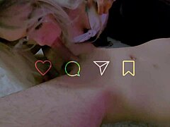 Blonde babe begs for rimjob and cums hard