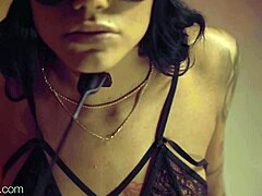 dude, adelle sabelle gets teased, spanked, and roughly banged in lingerie!