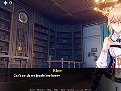 Klee Bound And Fingered In Prank Adventure.