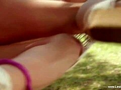 Tan Girlfriends LOVE Outdoor Sex and Licking! So Hot!