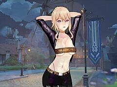 Klee Bound And Fingered In Prank Adventure.