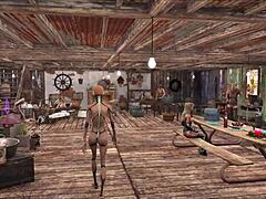 Chyler Leigh's hot body in Fallout 4 fashion is very sexy