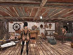 폴아웃 4 패션, 귀여운 갈색 머리 모델 칠러 리