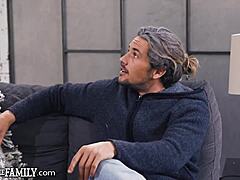 my stepdad wrecked my tight pussy and ass in garage