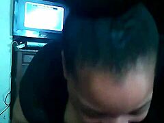 BbW Passionately Gobbles Dick With Sloppy Deepthroat