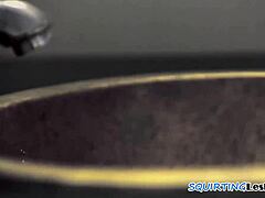 Dyke Pussylicked to Squirting in Closeup!