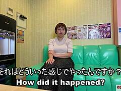 Busty shemale Osakaporn's first time big tits and anal