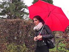 French Girl Joins Stranger in Van for Hot Action