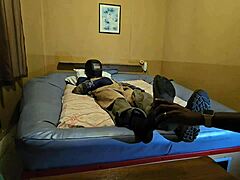 Married soldier's bi sexual desires in a piss and cum scene