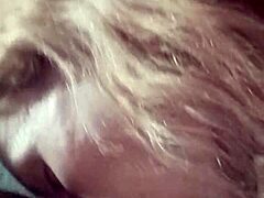 trans woman gives amazing blowjob look