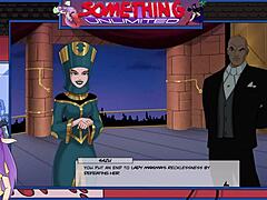 Redhead Bodybuilder Fucks Big Tits Ass In Anime Game