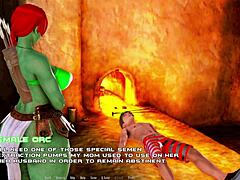 A MISTRESS ORC HAS APPEARED in breeding island ep 23 with big tits