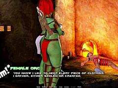 A MISTRESS ORC HAS APPEARED in breeding island ep 23 with big tits