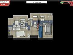 Public masturbation at the gym in taboo hentai game