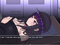 hey, jerking off the protagonist and her friend in front of a crowd - living fleshlight strike squad