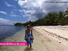 subtle outdoor fun with a beach blowjob surprise