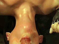 Hot cartoon porn with intense blow job scene