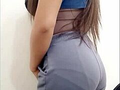 latina nurse masturbates in hospital bathroom shame