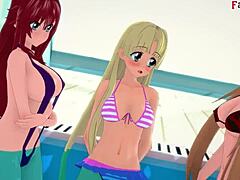 See through the steam with Hs Dxd Ntr Madness 4