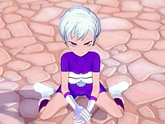 chirai gets naughty after training in dragon ball hentai