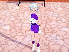 chirai gets naughty after training in dragon ball hentai