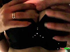 Big-tit Thai teen with braces sucks cock expertly