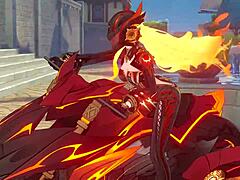 Mavuika sucks and fucks in jean's office pov