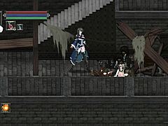 Noční scény ve slumech podzemní chodba