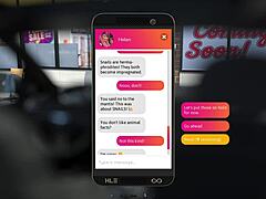 Teacher with big tits and ass in summer heat