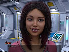 Stranded in space 2, cute step sisters seduce with huge boobs