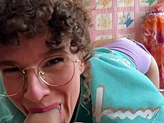 Stepmother’s ex-boyfriend fires her from the crystal shop with a messy anal scene