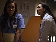 Malpractice turns steamy as Sinn Sage and Vicki Chase get wild together.