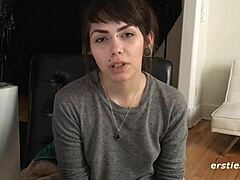 all natural sloan teases with her hairy pussy play